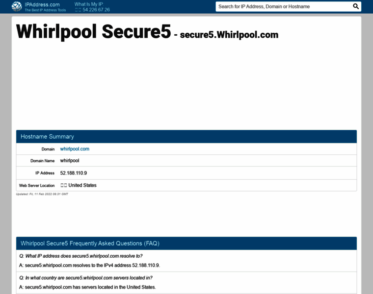 Secure5.whirlpool.com.ipaddress.com thumbnail
