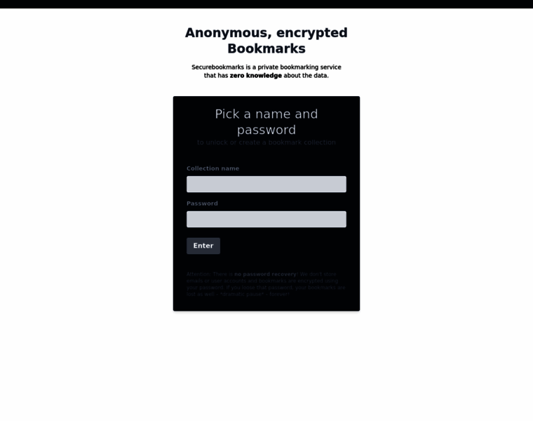 Securebookmarks.com thumbnail