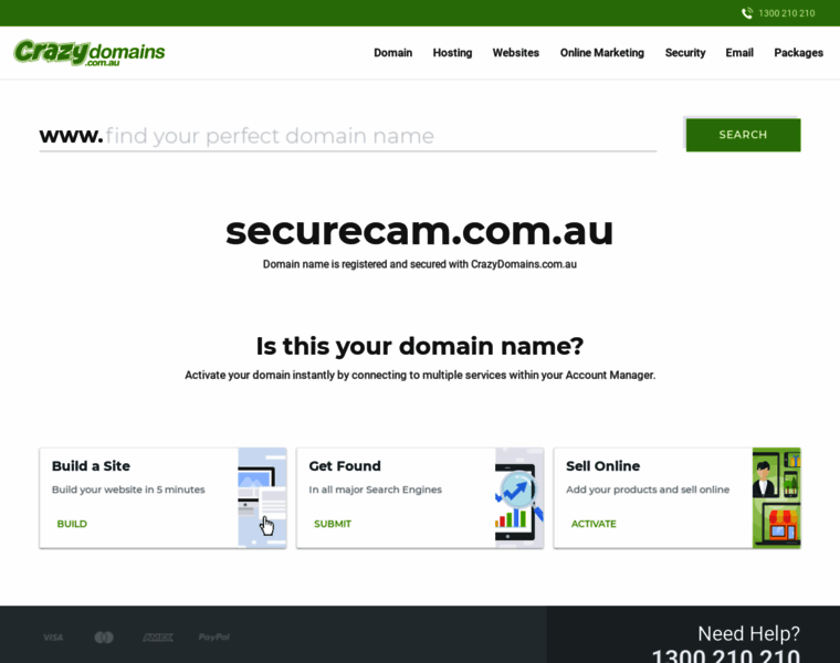 Securecam.com.au thumbnail