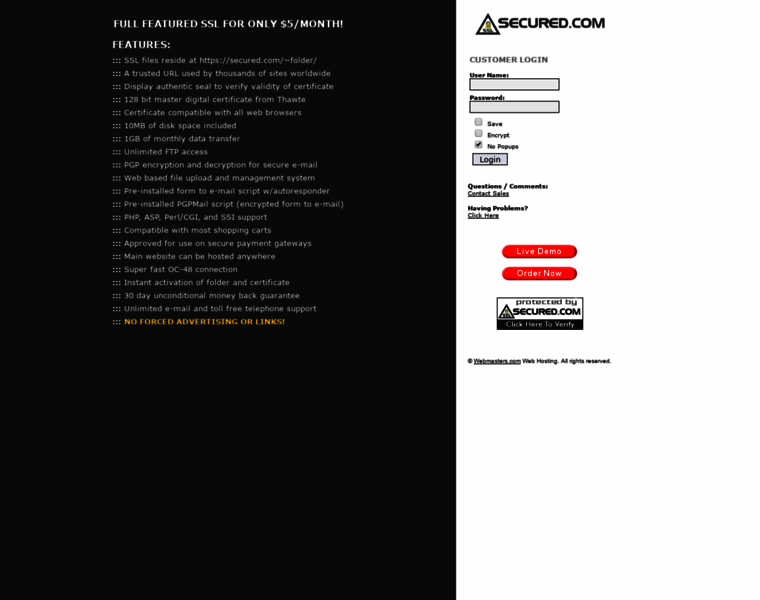 Secured.com thumbnail Secured.com thumbnail