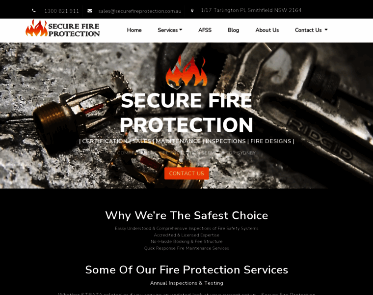 Securefireprotection.com.au thumbnail