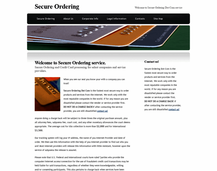 Secureordering.com thumbnail
