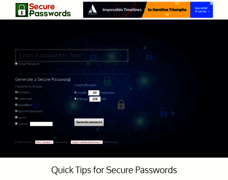 Securepasswords.net thumbnail