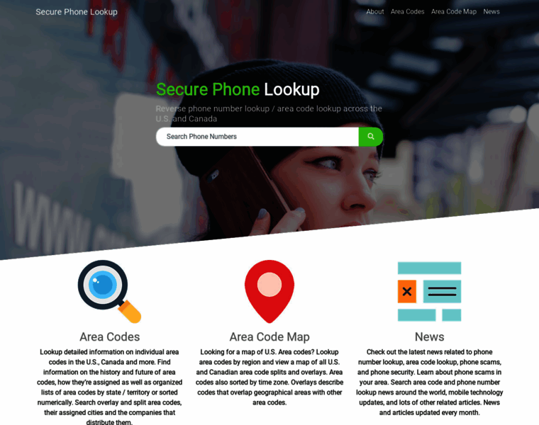 Securephonelookup.com thumbnail