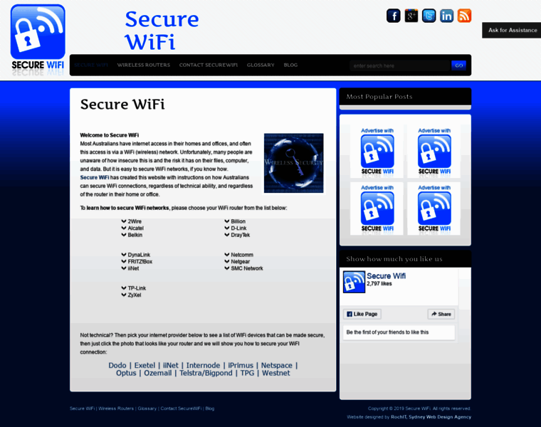 Securewifi.com.au thumbnail
