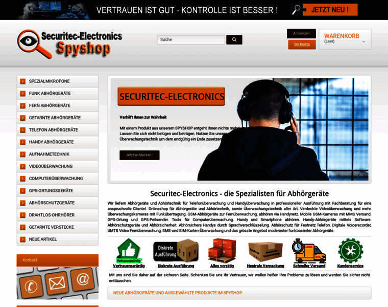 Securitec-electronics.com thumbnail