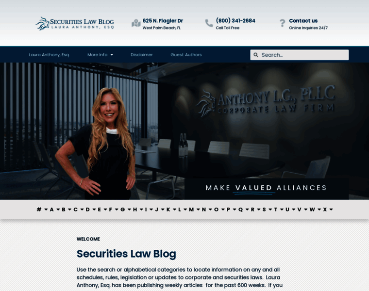 Securities-law-blog.com thumbnail