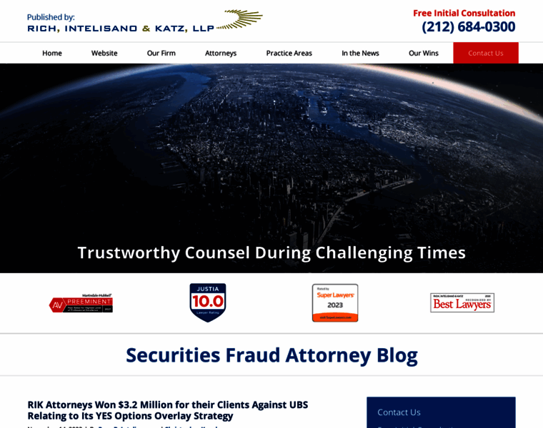 Securitiesfraudattorneyblog.com thumbnail