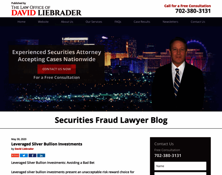 Securitiesfraudlawyerblog.net thumbnail