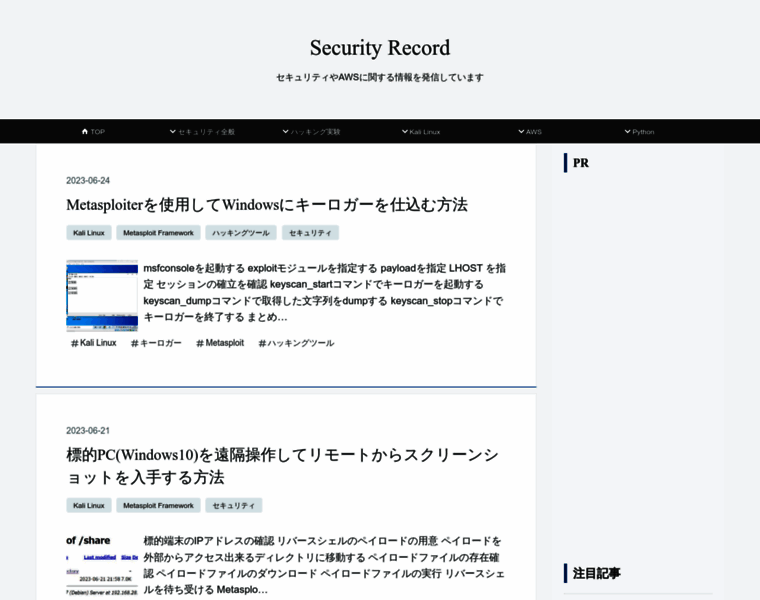 Security-record.com thumbnail