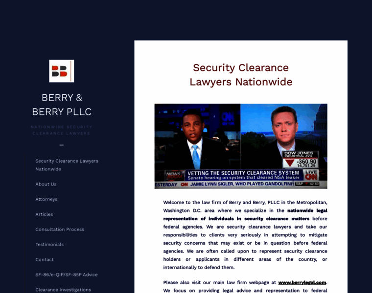 Securityclearancelawyer.com thumbnail
