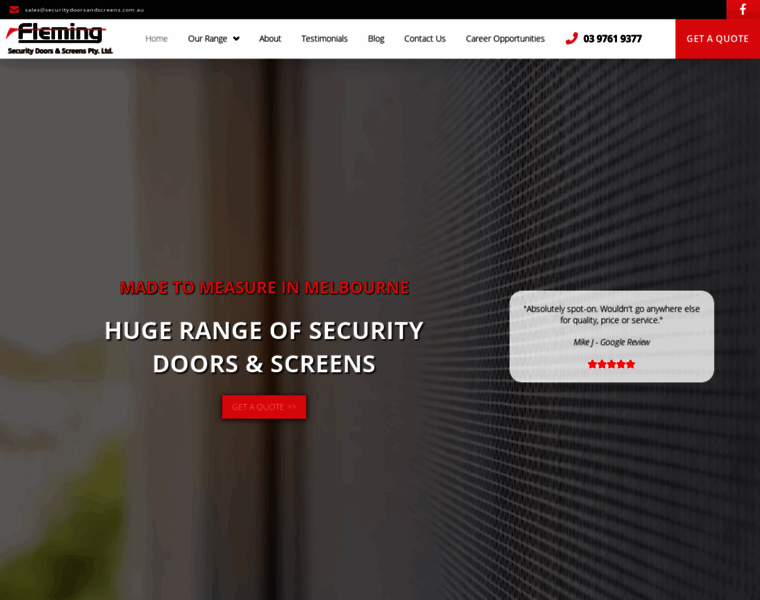Securitydoorsandscreens.com.au thumbnail