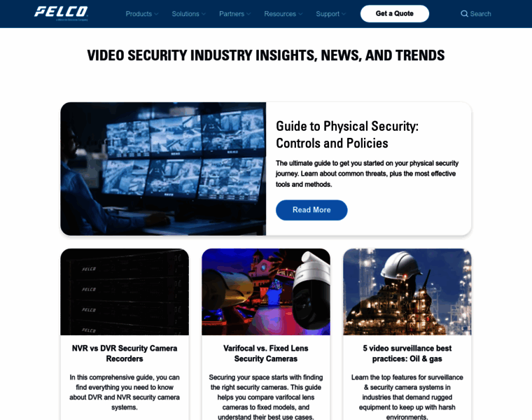 Securityinsights.pelco.com thumbnail
