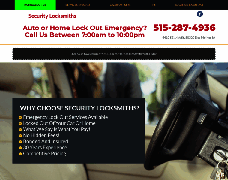 Securitylocksmiths.net thumbnail