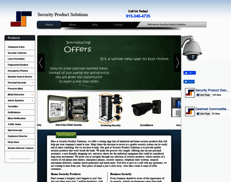 Securityproductsolutions.com thumbnail