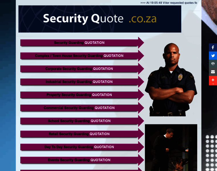 Securityquote.co.za thumbnail