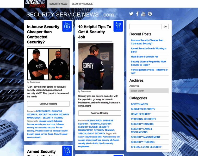 Securityservicenews.com thumbnail