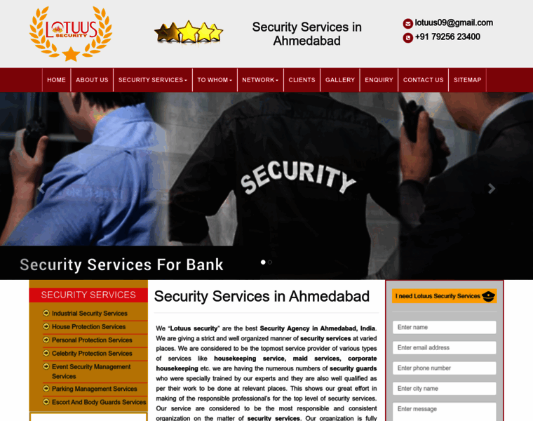 Securityservicesahmedabad.com thumbnail