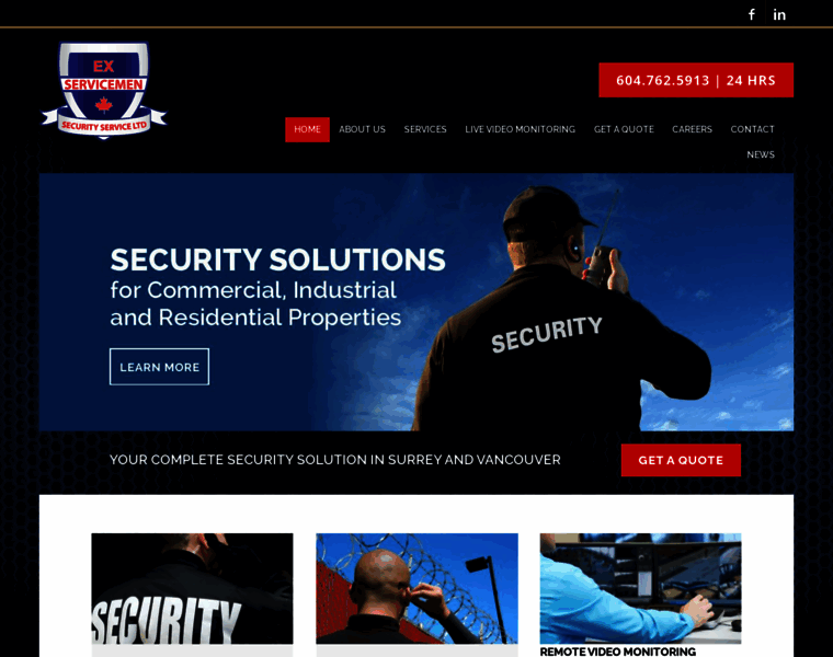 Securityservicesvancouver.com thumbnail