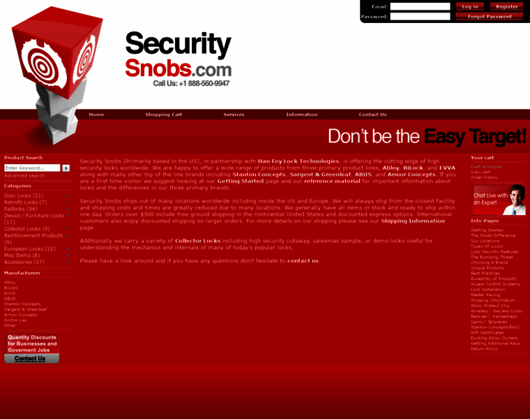 Securitysnobs.com thumbnail
