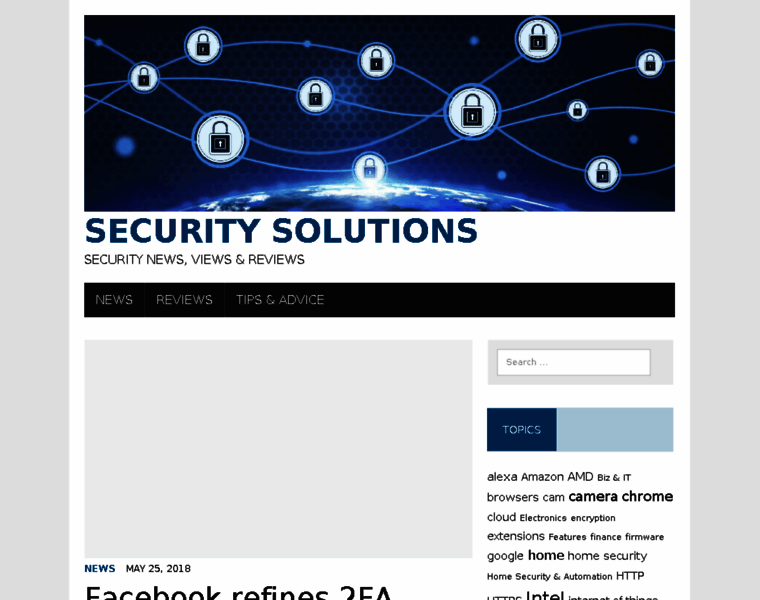 Securitysolutions.com thumbnail