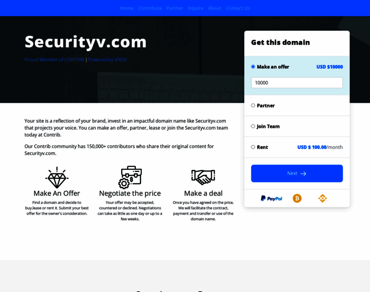 Securityv.com thumbnail