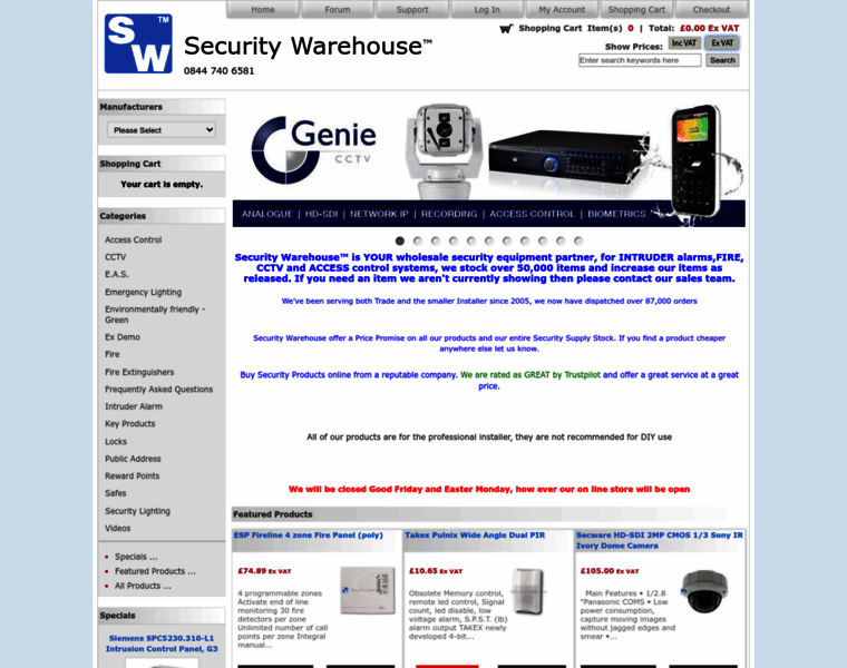 Securitywarehouse.co.uk thumbnail