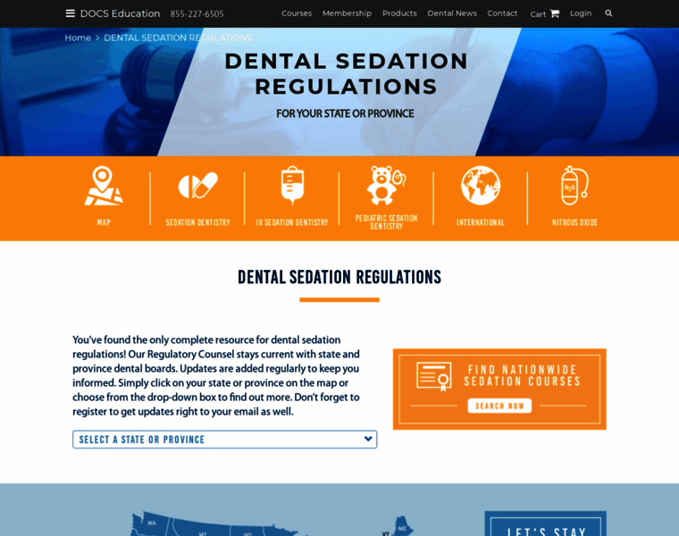 Sedationregulations.com thumbnail