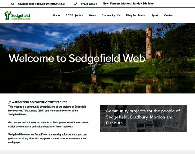 Sedgefieldweb.co.uk thumbnail