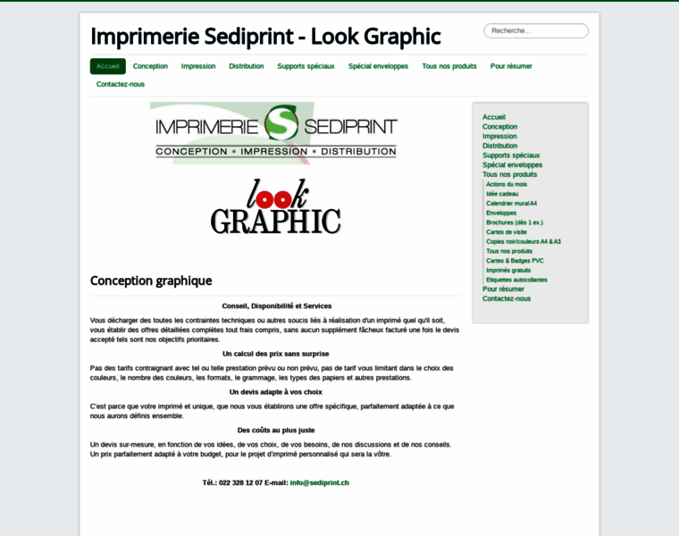 Sediprint.ch thumbnail