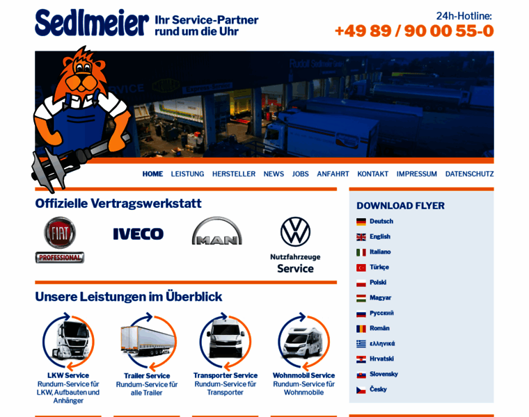 Sedlmeier-lkw-service.de thumbnail
