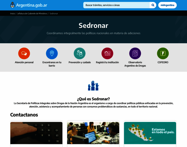 Sedronar.gov.ar thumbnail