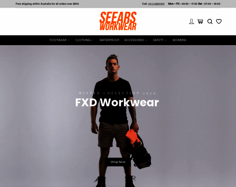 Seearsworkwear.com.au thumbnail
