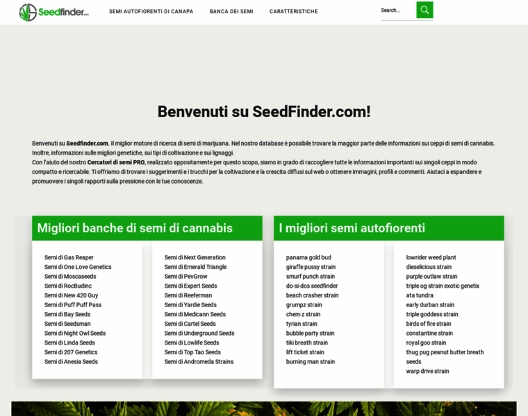 Seedfinder.com thumbnail