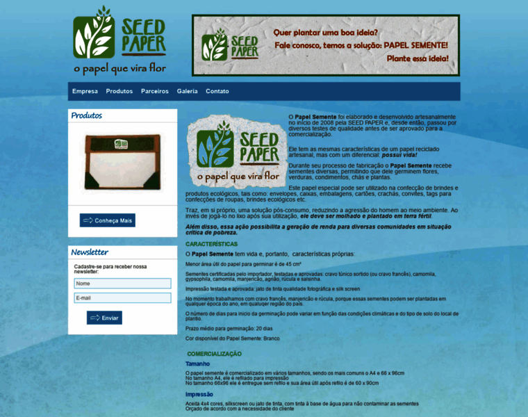 Seedpaper.com.br thumbnail