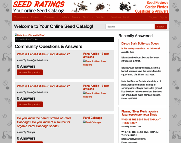 Seedratings.com thumbnail