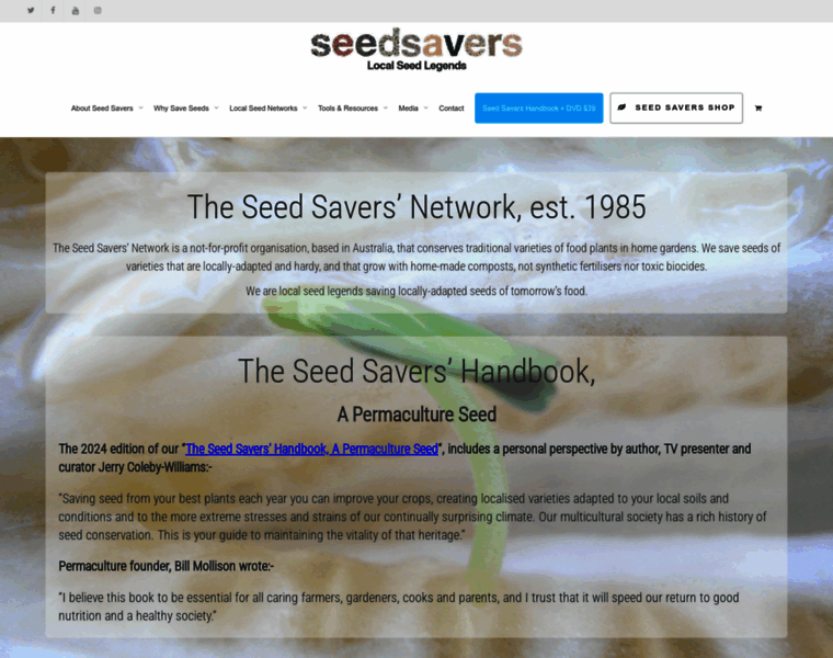 Seedsavers.net thumbnail