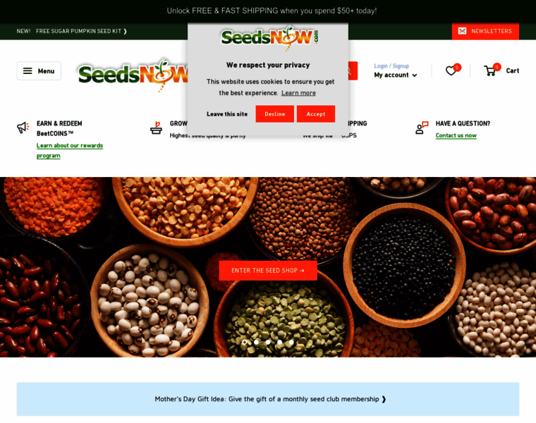 Seedsnow.com thumbnail