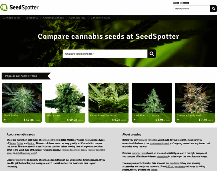 Seedspotter.com thumbnail