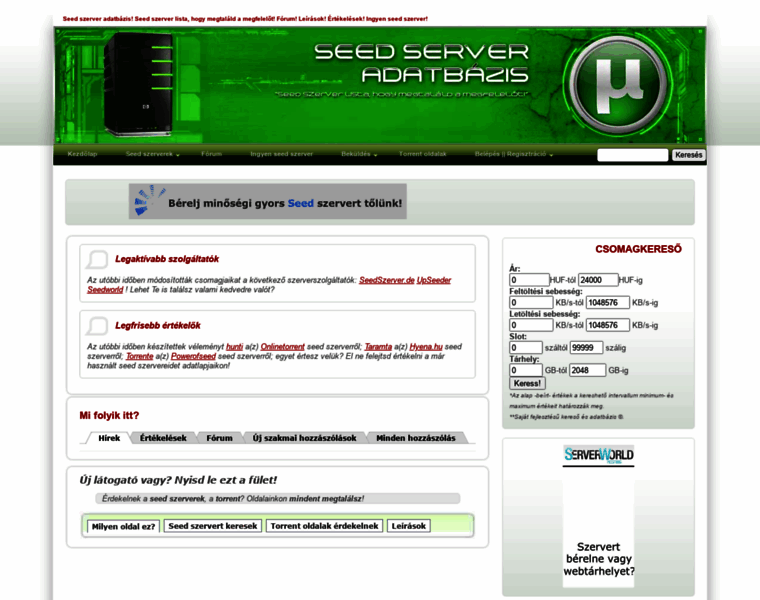 Seedszerverek.info thumbnail