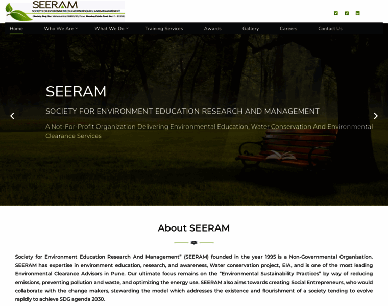 Seeram.org thumbnail