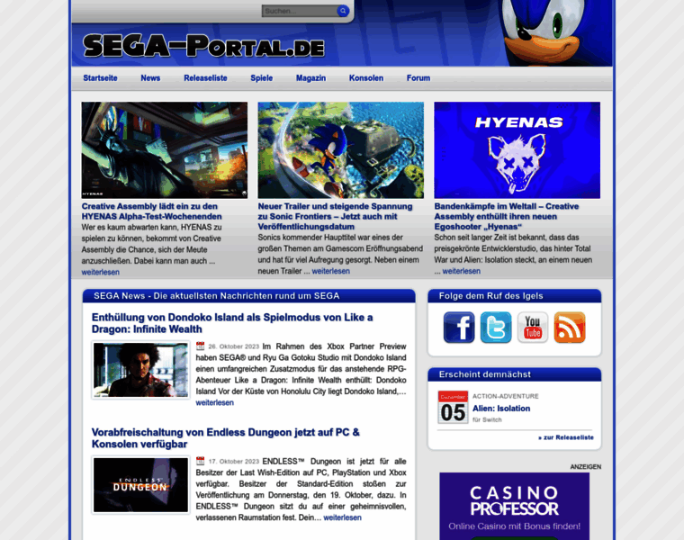 Sega-portal.de thumbnail