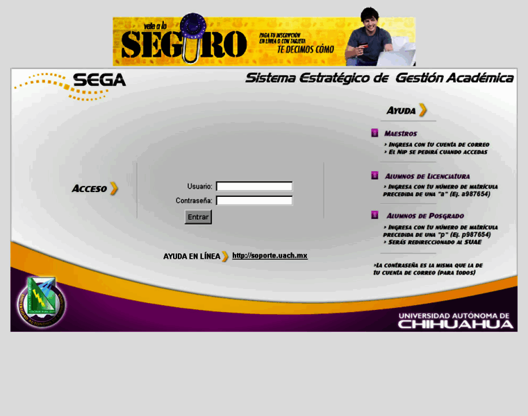 Sega.uach.mx thumbnail