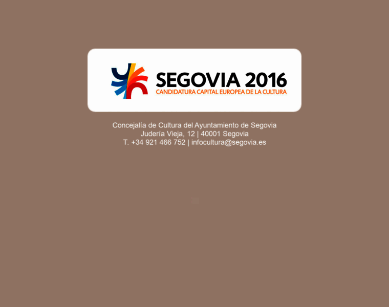 Segovia2016.es thumbnail