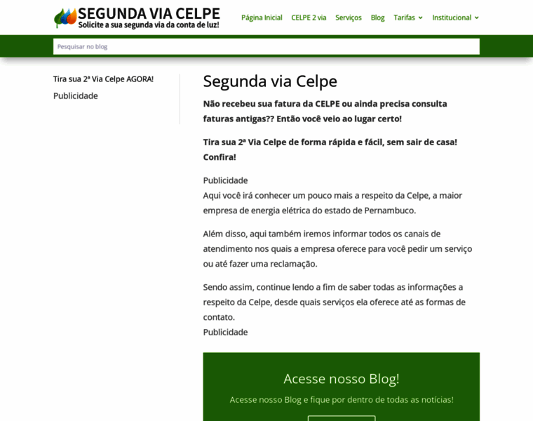 Segundaviacelpe.com.br thumbnail