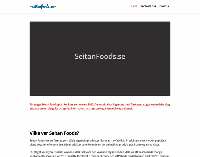 Seitanfoods.se thumbnail