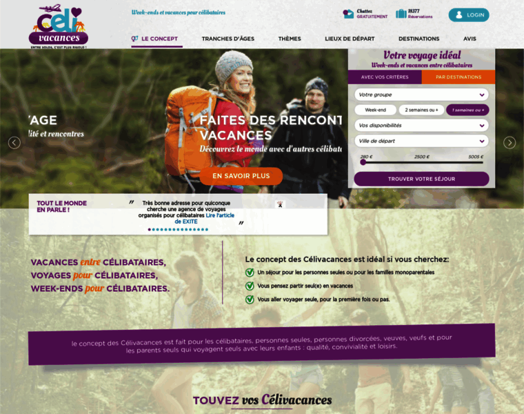 Sejourscelibataires.net thumbnail