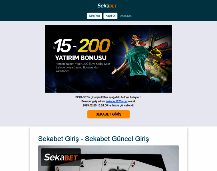 Sekabetgiris.us thumbnail