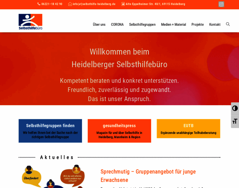 Selbsthilfe-heidelberg.de thumbnail