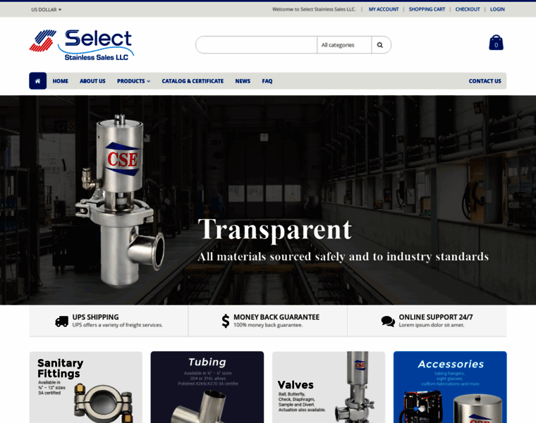 Select-stainless.com thumbnail